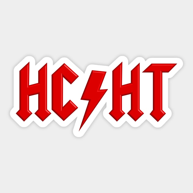 HC/HT - All Caps Sticker by HenrisKas